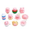3D Pig Food Play Cream Glue Смола Украшения Брелок для DIY Ювелирные Изделия