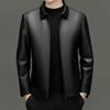 Autumn and Winter New Men's Leather Jacket Lapel Jacket Sheepskin Genuine Leather Jacket for Men