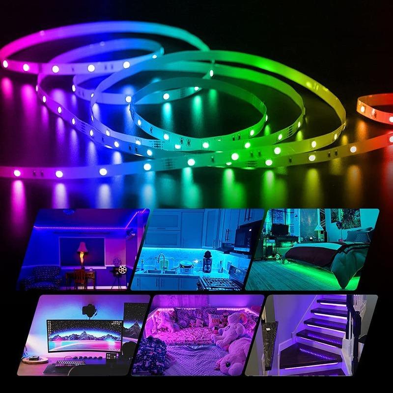 1-30 м USB-светодиодная полоса RGB 5050 Bluetooth-лента для рождественского украшения комнаты Led Luces Гибкая подсветка рабочего стола Экран телевизора Фоновое освещение
