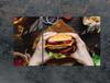 SZKLANA PŁYTA OCHRONNA NA KUCHENKĘ 90x52 HAMBURGER