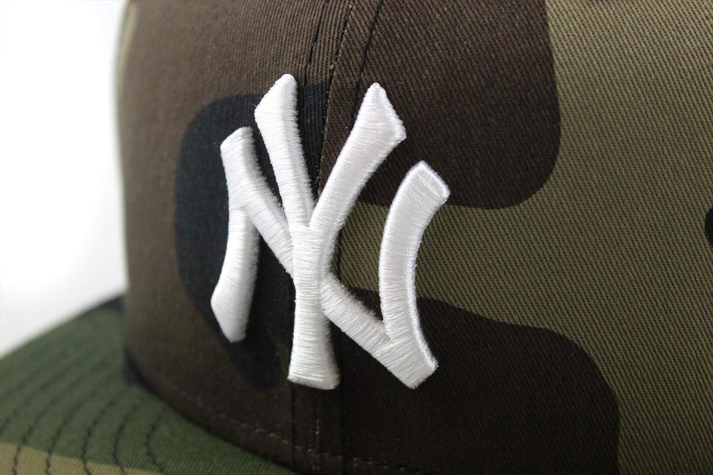 [New Era] Yankees Snapback Cap 9FIFTY CAMOWHITE