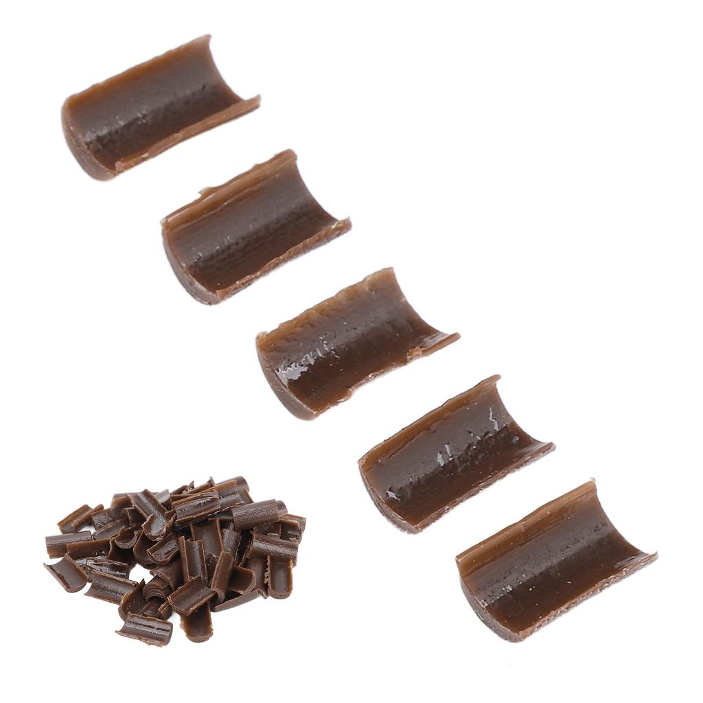 2 пакета Гранулы для наращивания волос U-tip Домашний салон Смола Парик Наращивание Термическое склеивание Гранула Бусина Коричневый