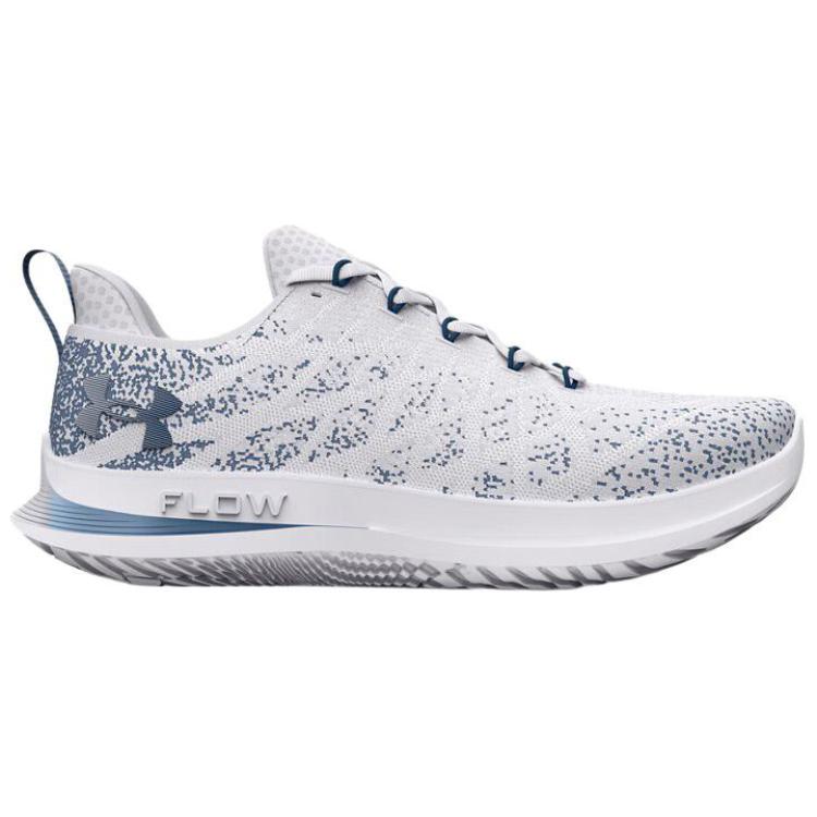 Under Armour Velociti 3 Износостойкие Низкие Повседневные Кроссовки для Города и Бега Мужские Белые Кроссовки 3026117-104