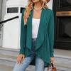 Женские осенние и зимние топы, женские однотонные свободные кардиганы с длинными рукавами, женские вязаные куртки