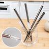 Metal Straw Replacement for Owala Water Bottle 24 oz 32 oz Accessories, With Straw Cleaner, Reusable Stainless Steel Straws