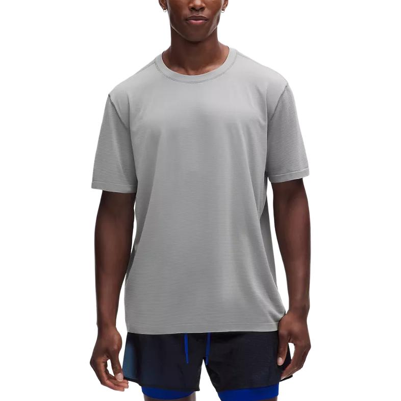 Lululemon Metal Vent Tech Short Sleeve Shirt X STATIC Silverescent Shirt Men's LM3FIKS