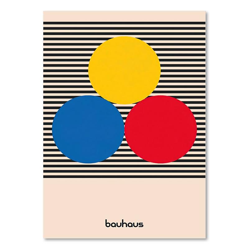 Абстрактные постеры и принты с геометрическими линиями в стиле Баухаус, модные современные скандинавские настенные картины на холсте, картины для декора гостиной