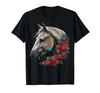 Horse Mandala Flower Animal Motif Horse T-Shirt