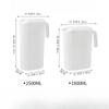 1800/2500ml Large Capacity Cold Kettle Household Plastic Transparent Fruit Tea Cold Tea Kettle White Boiled Water Kettle
