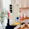 For Samsung S26 Ultra Phone Case For Galaxy S26 Plus Cute Astronaut Liquid Silicone Full Coverage Anti Drop Soft Durable Bumper