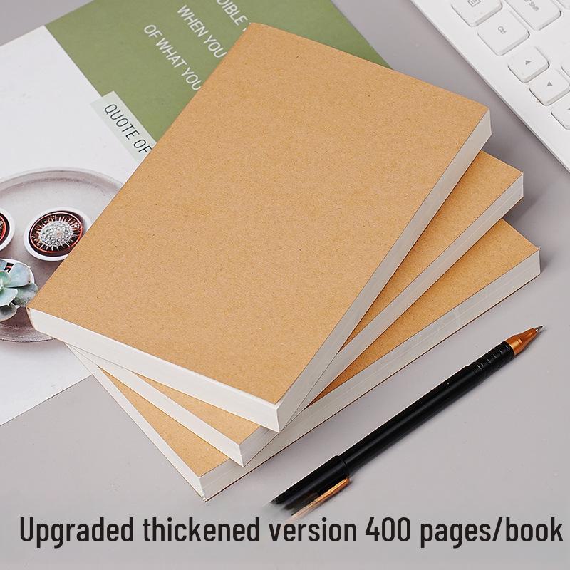 Толстый чистый блокнот в винтажном стиле: Студенческий альбом и большой дневник рисования