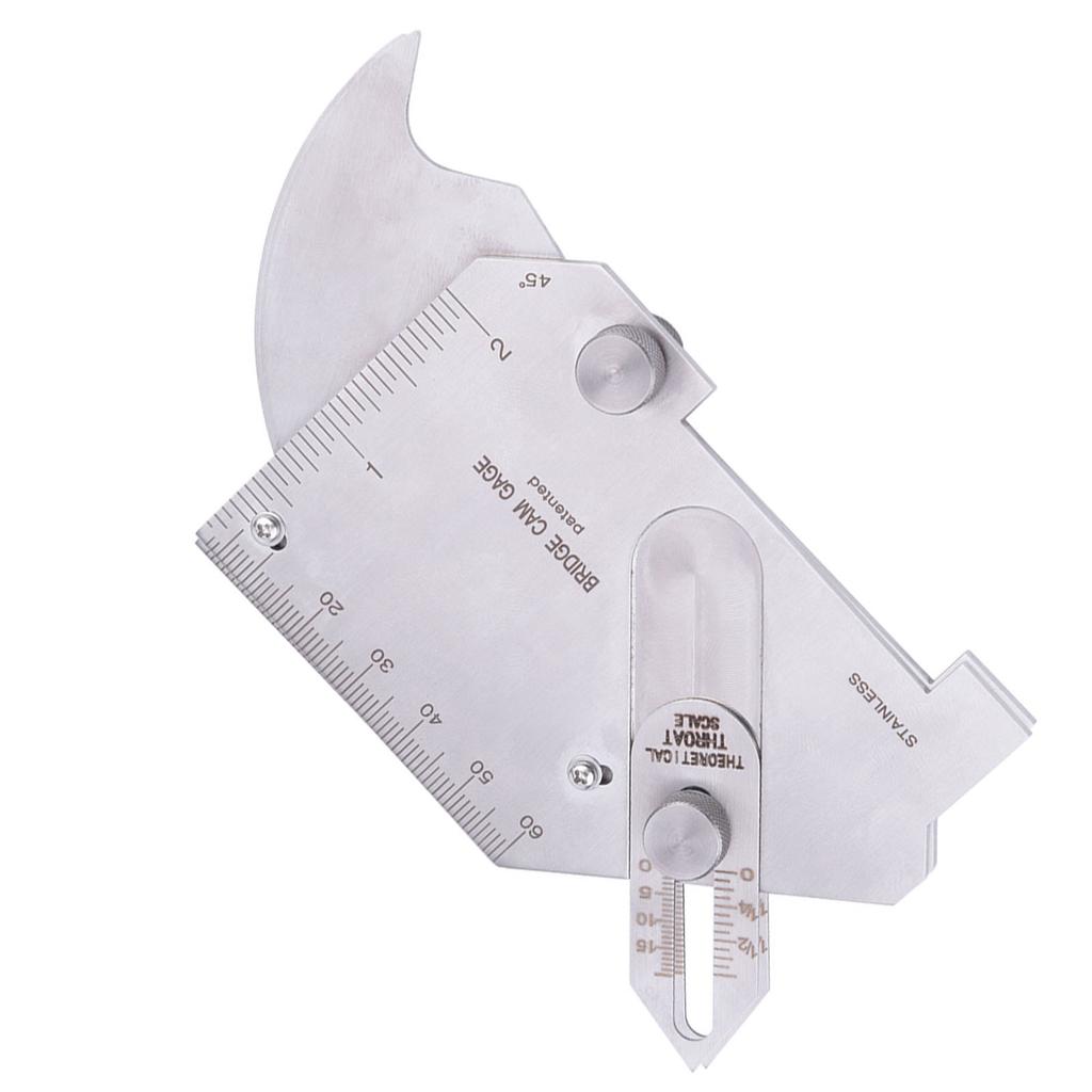 MG 8B Bridge Cam Welding Gauge Welded Surfaces Joint Undercut Fillet Leg Throat Gage