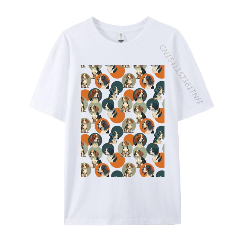 Beagle Dog Tshirt Funny Adult Tee Premium Cotton Young TShirt Classic TShirt Hiphop Streetwear Basic