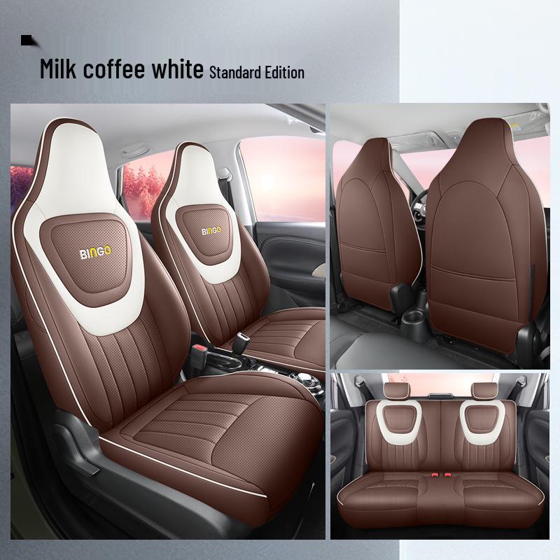 LTCS Wuling Bingo Car Seat Cover: Stylish Sports Leather Cushion for All Seasons