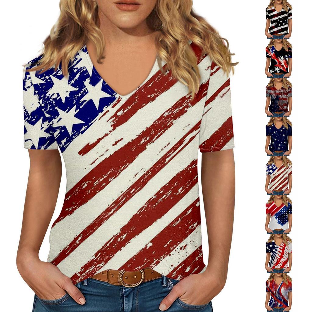 T Shirts Short Sleeve V Neck Tees For Women Fashion Tops Trendy Lightweight Soft Casual Summer Top
