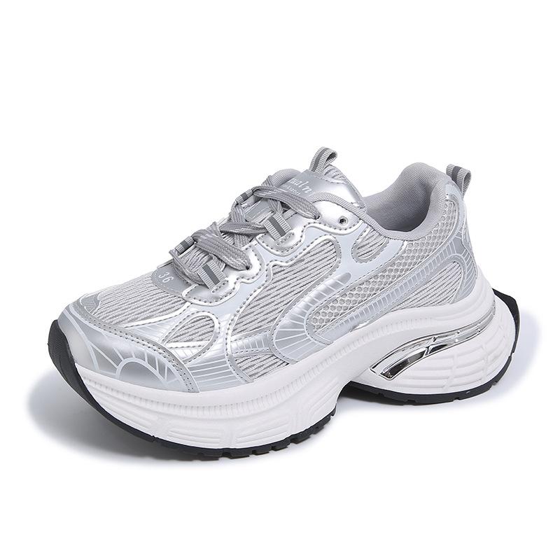 New Dad Shoes Women's Summer Student Sports Running Shoes Casual Shoes with Heightened Thick Soles