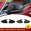 For Peugeot 208 - Peugeot 308 2014- 508 2008 Rearview Side Mirror Cover Wing Cap Sticker Exterior Case Trim Carbon