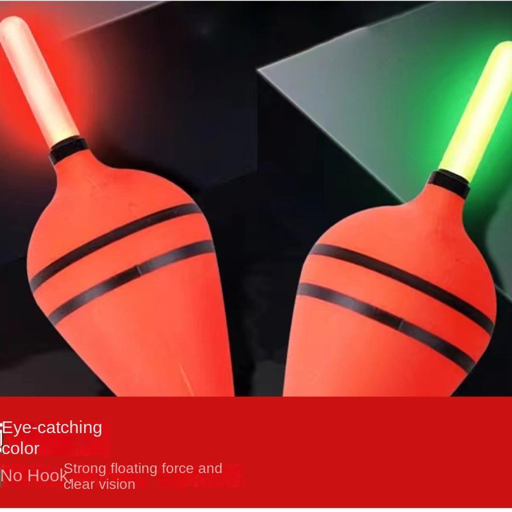 1/2 шт. светящаяся палочка, светящийся поплавок для ночной рыбалки, пластиковый поплавок, новый Rockfish Drift, внешний дрейф