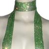 Women Long Scarf Shiny Sequins Comfortable Long-wear Scarf Sequin Embellished Decorative Scarf Daily Party Wear