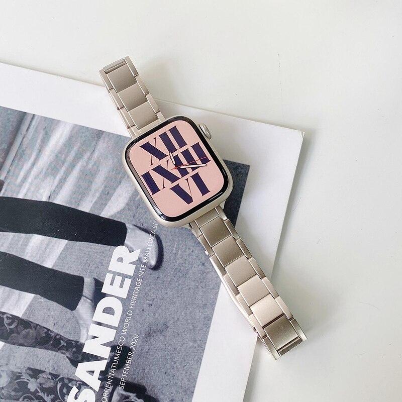 Женский браслет серии Star Light для Apple Watch Ultra 8 7 6 3 4 5 se 2 1 ремешок для iWatch Ultra 49 мм 41 мм 45 мм 40 мм 38 мм 42 мм 44 мм