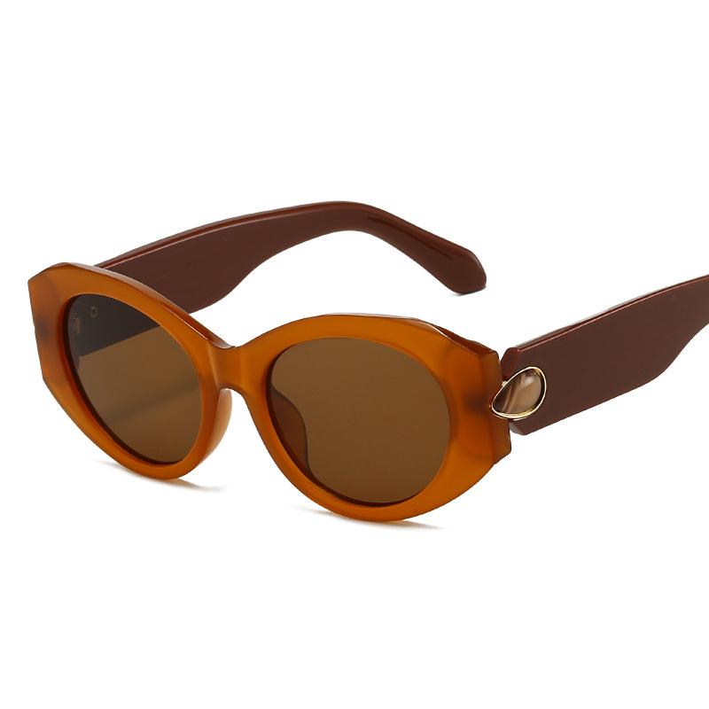 Винтажные круглые солнцезащитные очки для женщин и мужчин, круглые солнцезащитные очки, женские овальные очки для мужчин и женщин