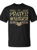 Prayer Warrior Christian Faith Armor Of God Camo Graphic Men’s T-Shirt Tee