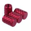 Aluminum Valve Stem Caps 4Pcs Universal Dustproof Protective Covers for Car Motorcycle Bicycle Tire Accessories Stem Caps1
