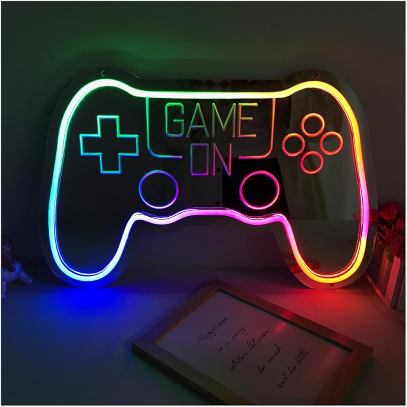 Настенный декор, красочная неоновая вывеска | Креативный светодиодный ночник с пультом дистанционного управления | Неоновые огни с питанием от USB для спальни на день рождения