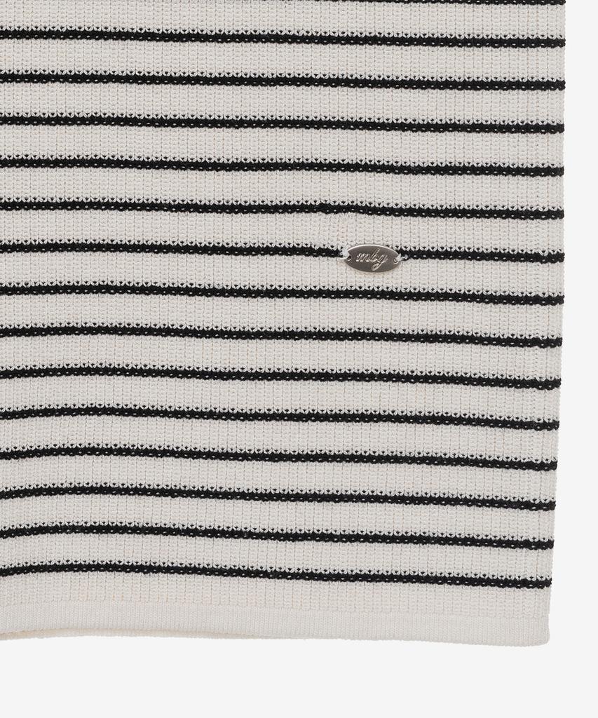 MIND BRIDGE WOMEN [W][Couture] Striped Slim Fit Knit