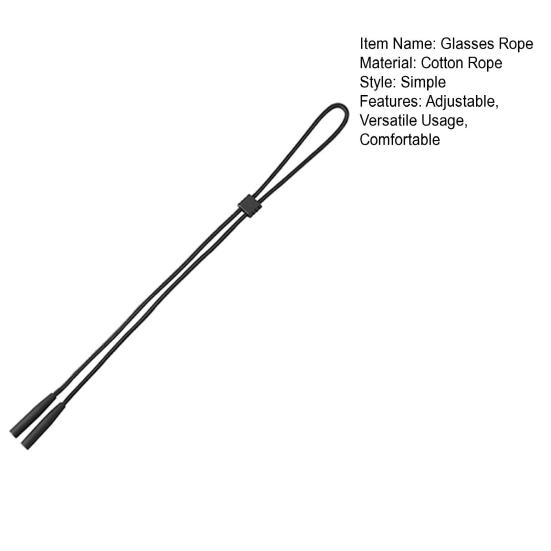 Adjustable Glasses Strap Anti-Slip Eyeglass Holder Rope No Tail Sunglasses