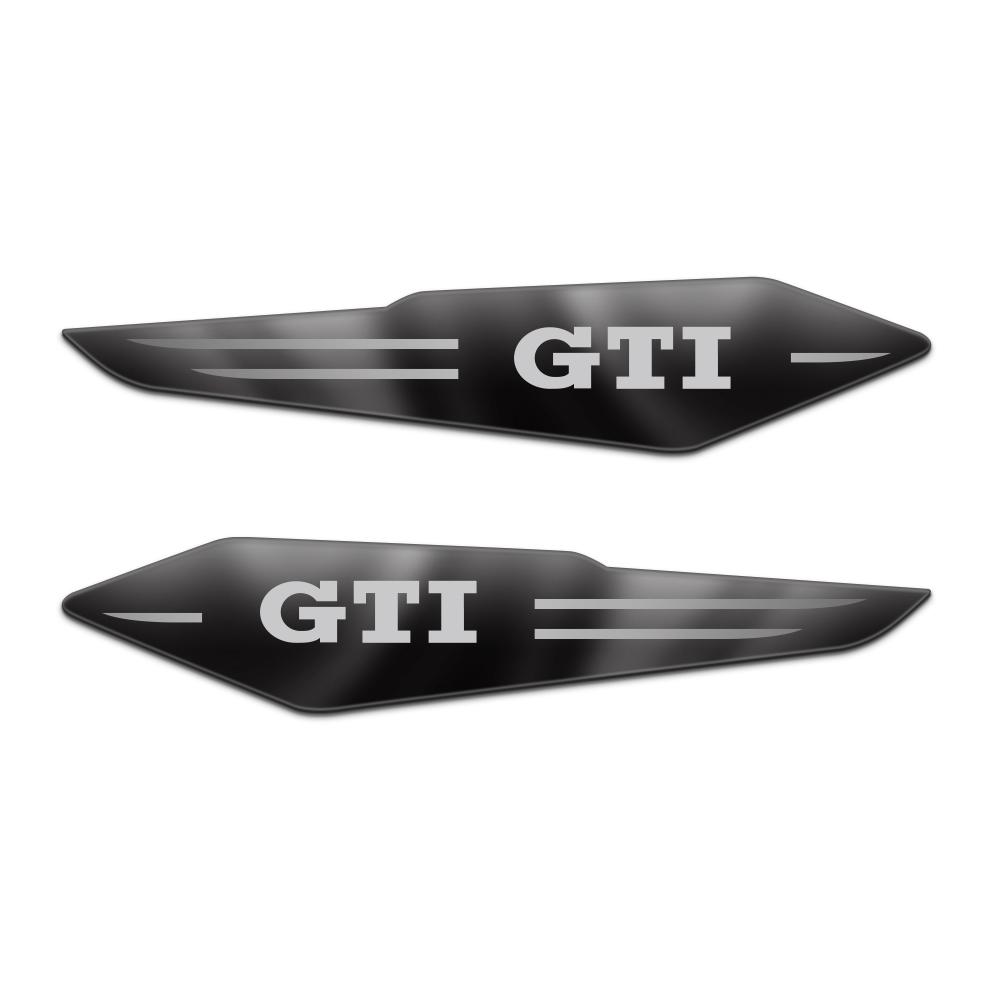 Valve Stems Caps 2Pcs For Volkswagen VW GTI GTD Golf Polo Passat CC Tiguan Rline Jetta Touareg Rline 3D Metal Car Side Fender St WR0