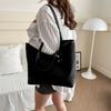 Модная ретро-сумка большой вместимости для женщин, новая повседневная и модная простая сумка через плечо, сумка-ведро для поездок на работу