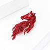 Handcraft Horse Head Brooch Portable Alloy Accessory for Casual Formal Outfits