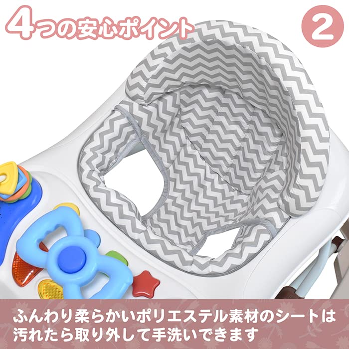 Ходунки JTC BABY Teku Teku Ходунки для малышей (розовый)