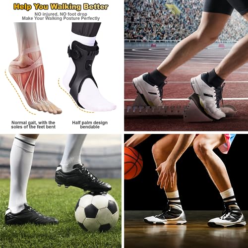Inflatable airbag foot sagging correction rehabilitation ankle brace  foot valgus orthotics size L  right foot