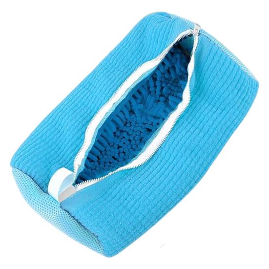 Мешок для мытья обуви Легкий портативный мешок для чистки обуви Гладкая застежка-молния Не рвущийся мешок для стирки обуви