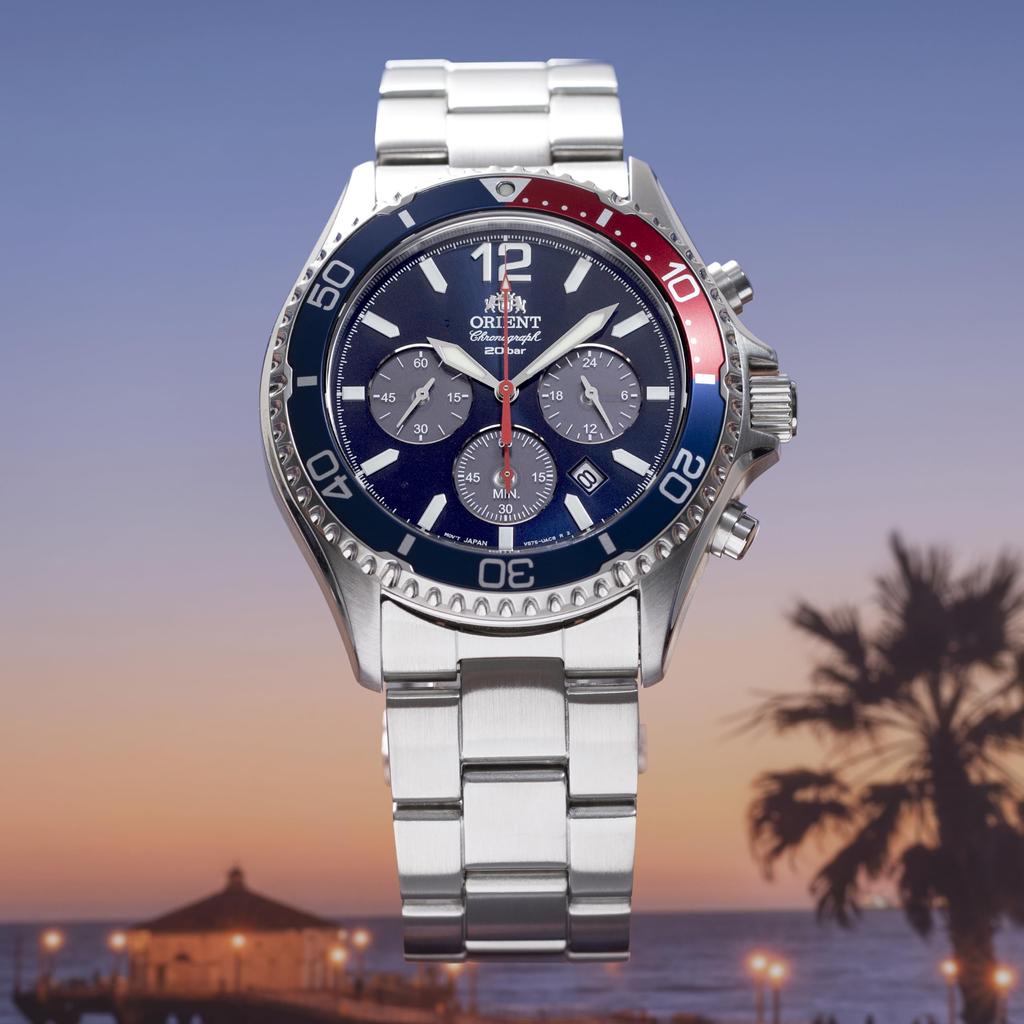 Orient Mako SOLAR PANDA Solar Panda Made In Japan Domestic Warranty Navy [ORIENT] Manufacturer's RN-TX0201L Men's