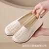 Women's Shoes Net Summer Wide Feet Flat Heel Super Soft Wear-resistant Grandma Shoes Low-top Fly-woven Mesh Old Beijing Shoes Hollow Mother Shoes