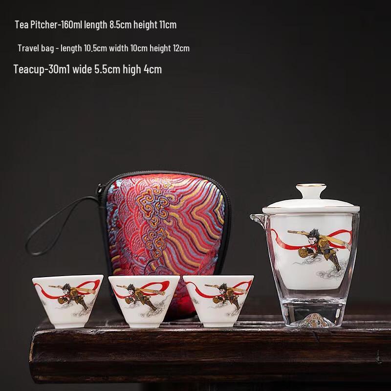 Ai Qi Yi Xuan SW Portable Ceramic Travel Tea Set