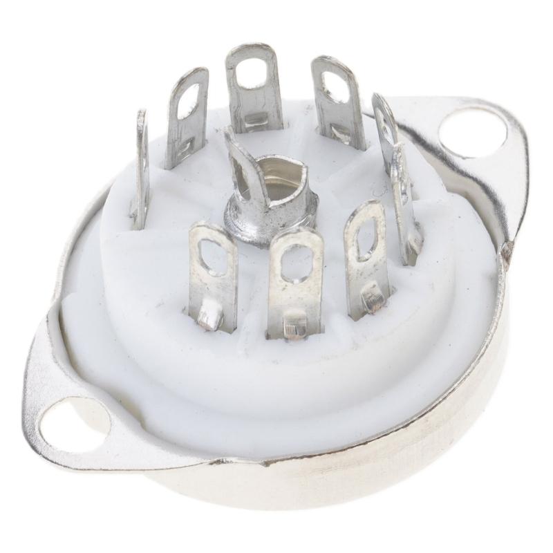9 Pin Tube Socket For Point To Point Wiring with Gold Tins Plate Contacts GZC9-C-1 Replacement for Music Lover Amplifiers