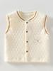 Теплый осенний жилет для младенцев и малышей - Однотонный кардиган для малышей