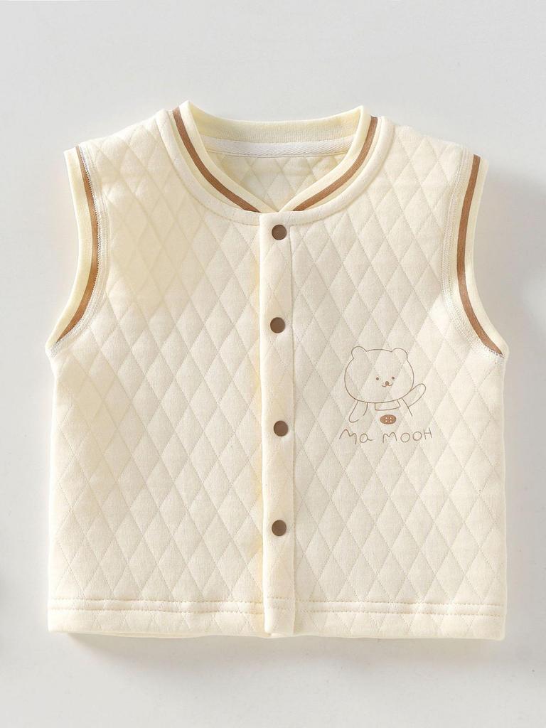 Теплый осенний жилет для младенцев и малышей - Однотонный кардиган для малышей