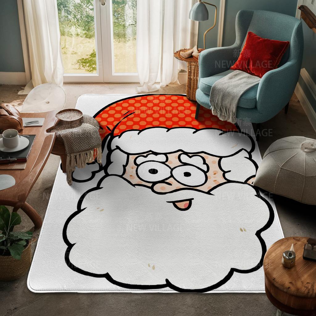 Ковер у входа в дом Домашний коврик у двери Гостиная Ванная Комната Ноги ванная комната Нескользящие коврики с водопоглощением для ванной Счастливого Рождества зима