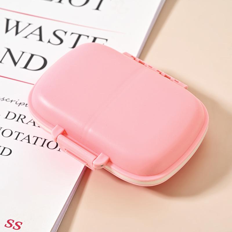 Портативная герметичная аптечка с 8 ячейками — пыле- и влагонепроницаемая, органайзер на 7 дней