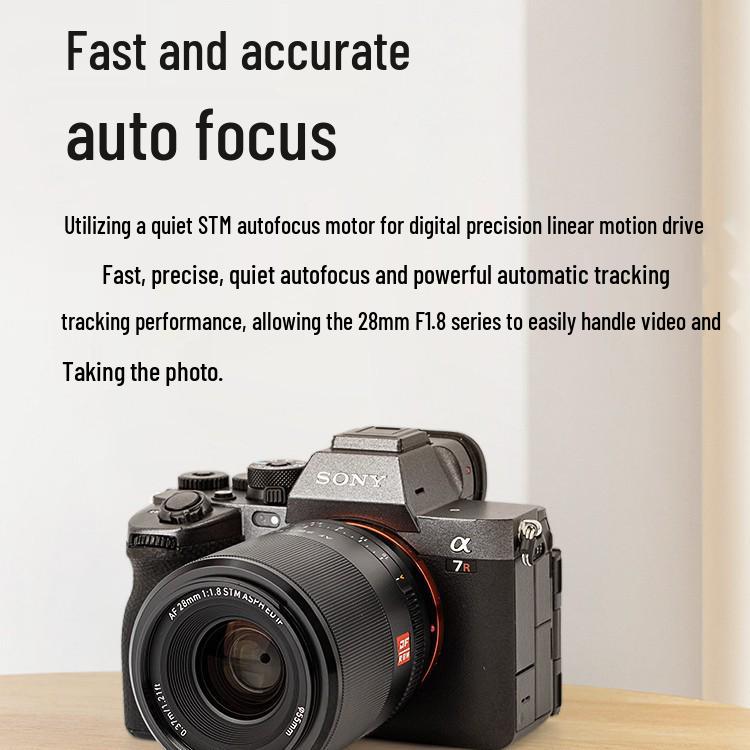 VILTROX 28mm F1.8 FE/Z Mount Полнокадровый Автофокусный Фикс-Объектив для Беззеркальных Камер