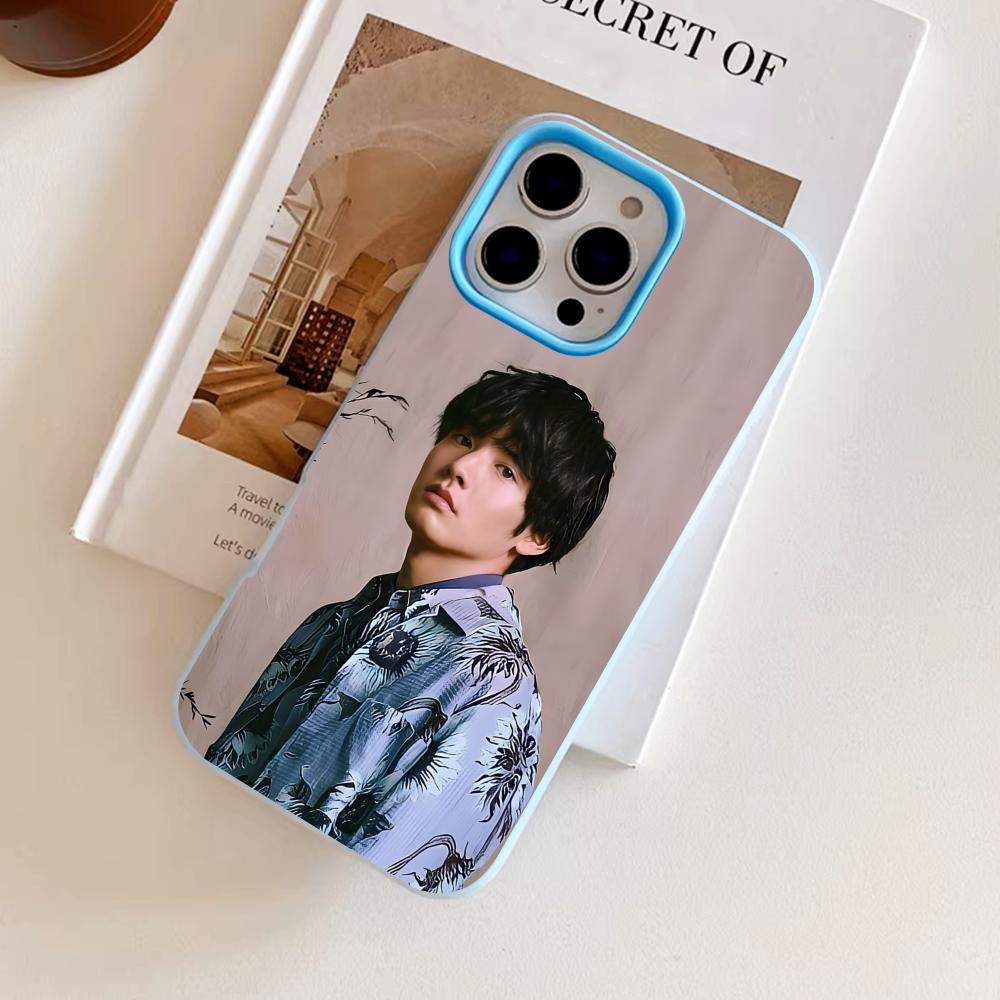 Akaso Eiji Jelly Double layer Light Blue Mobile Phone Case for iPhone 17 16 15 14 13 12 11 Air Pro Max Plus Protective