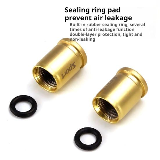 4 шт. блокирующие колпачки для стержней клапанов автомобильных шин, противоугонные крышки для стержней клапанов колес с резиновым уплотнением, универсальные чехлы для воздушных стержней шин