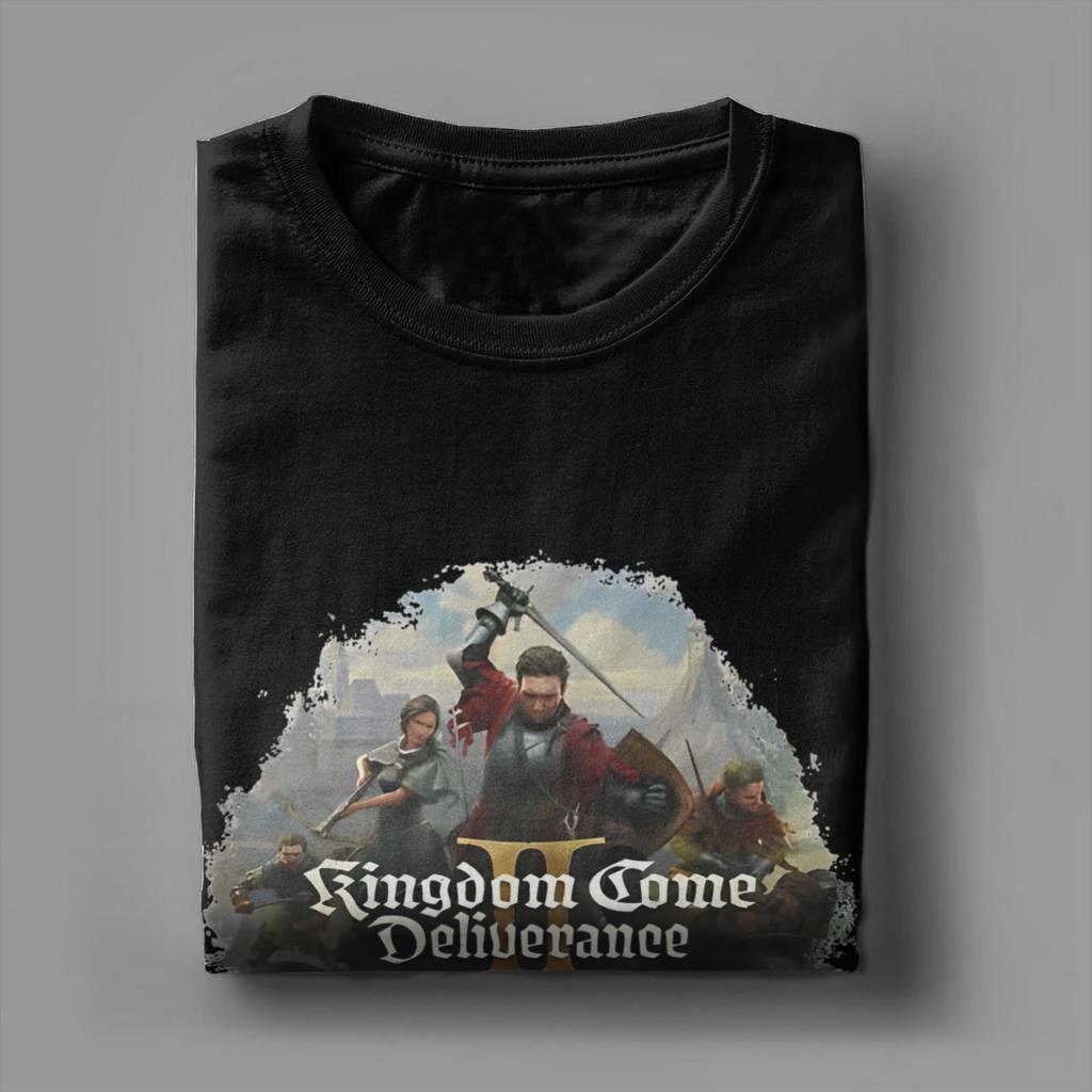 Kingdom Come Deliverance 2 Футболка Мужская Женская Футболки 100% Хлопок Круглый Воротник Футболка Короткий Рукав Одежда Идея Подарка