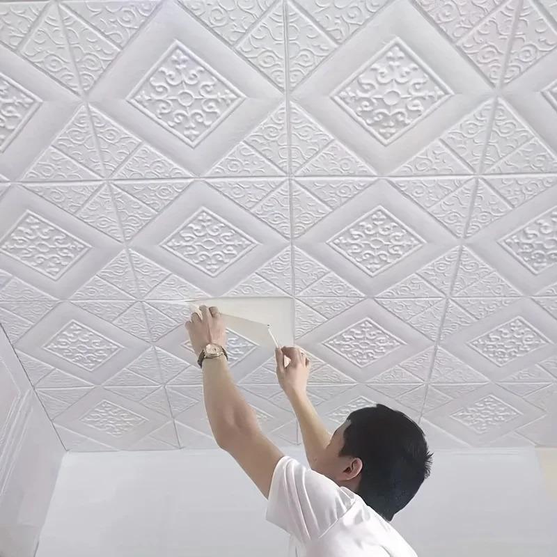 Текстурированная наклейка на стену под кирпич 35x35 см 10-30 шт. влагостойкие самоклеящиеся обои для спальни, гостиной, декора задней стены, лист