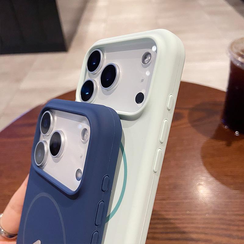 Для iPhone 16 17 Air 12 13 14 15 Pro Max 16 Plus Ударопрочный Чехол Роскошный Жидкий Силикон Магнитный Беспроводная Зарядка Чехол для Телефона